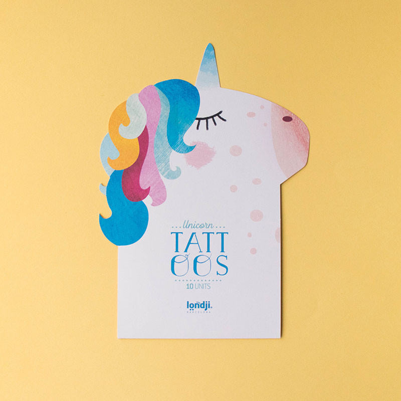 10 calcomanías fantásticas de unicornios